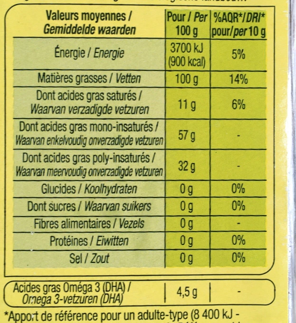 Cora&Match Nature Bio - Mélange 4 Huiles : Colza, Olive, Tournesol, Carthame packshot