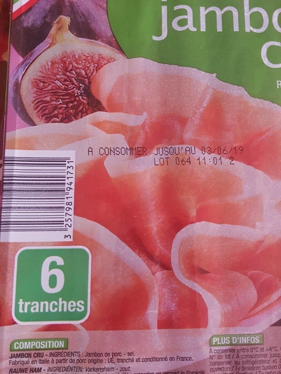 Cora Jambon cru italien packshot