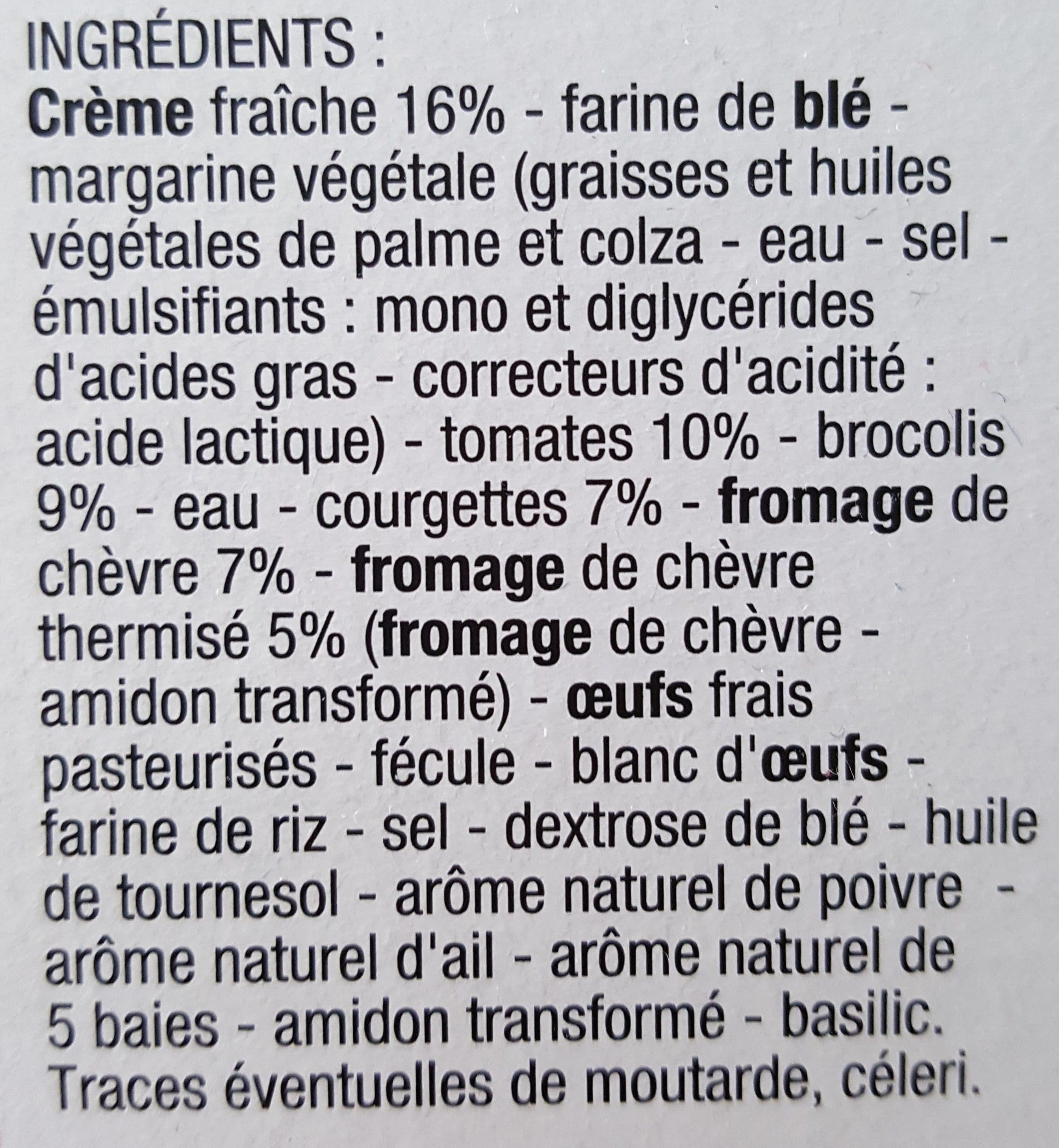 Cora Tarte légumes chevre packshot