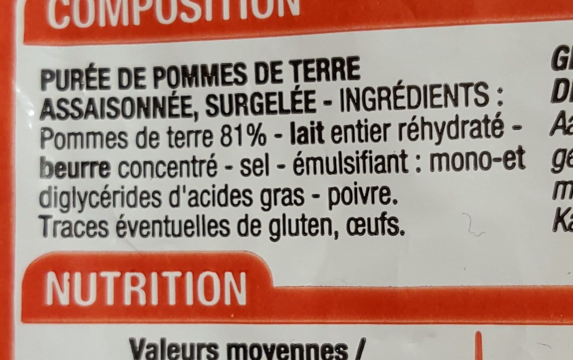 Cora Purée de pomme de terre packshot