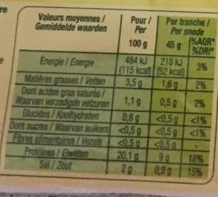 Nature Bio Jambon cuit superieur packshot