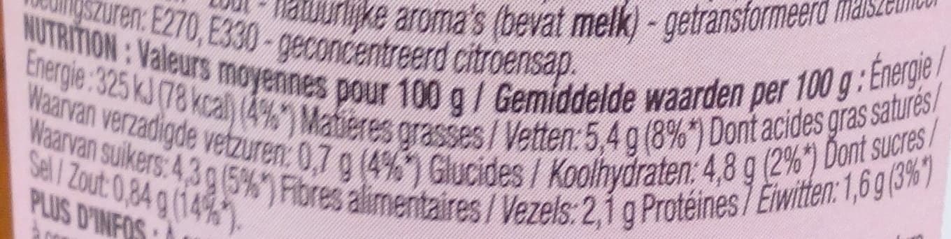 Cora Courgettes basilic packshot
