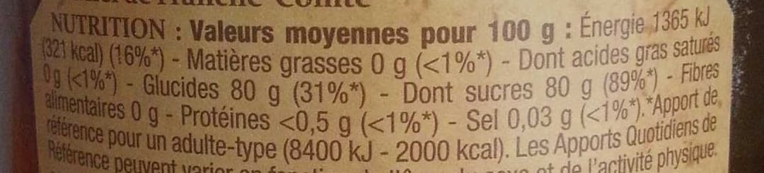 Patrimoine Gourmand Miel de Franche - Comté packshot
