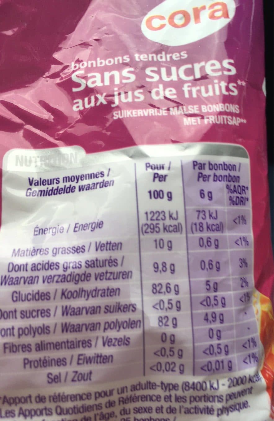 Cora Bonbons tendres packshot
