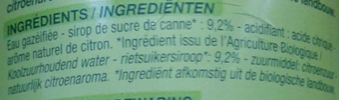 Cora Limonade au sucre de canne packshot
