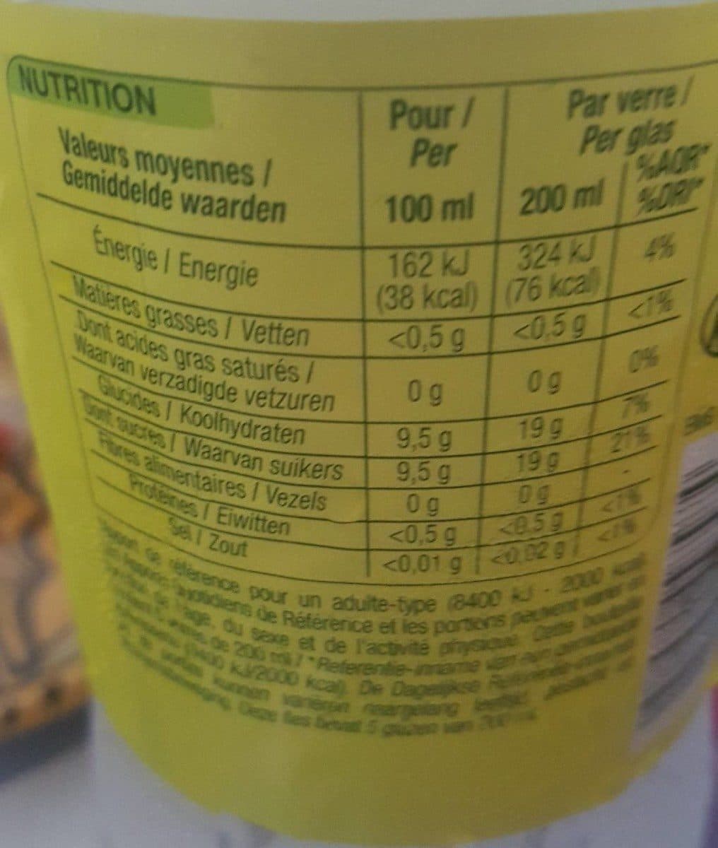 Cora Limonade au sucre de canne packshot