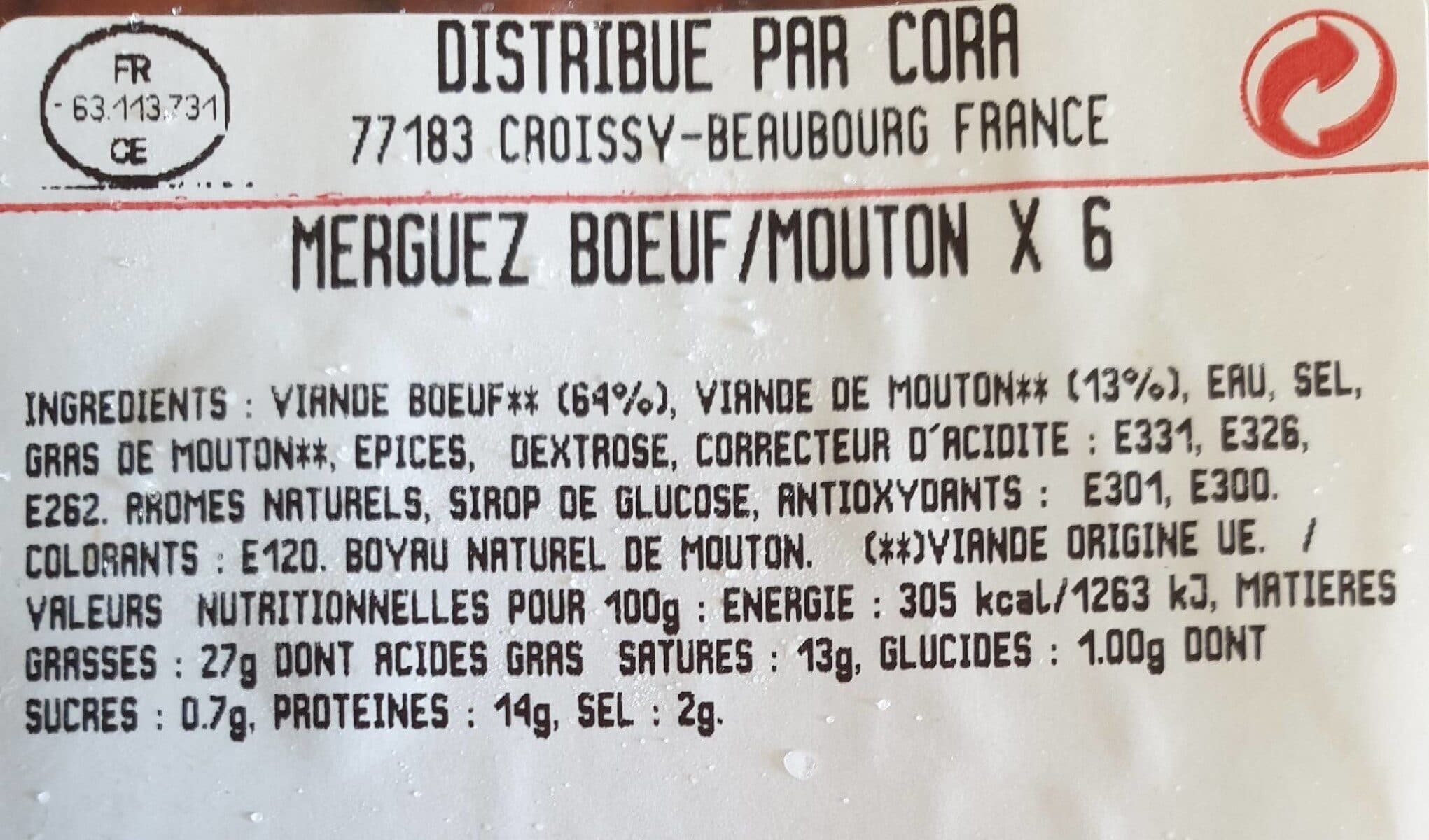 Cora Merguez packshot