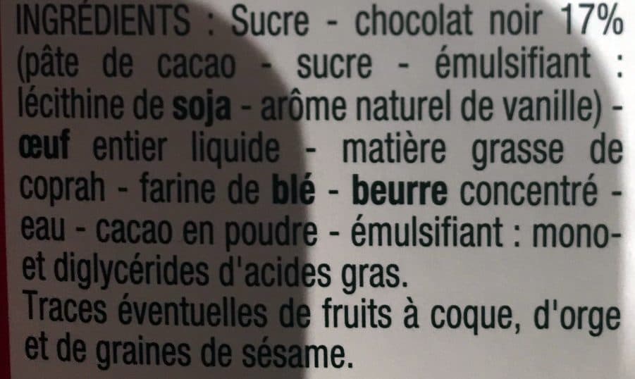 Cora Fondant au Chocolat packshot