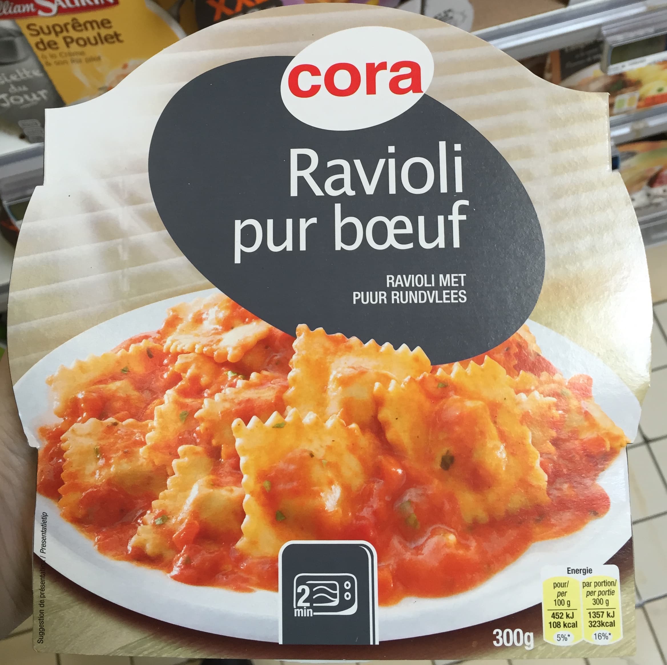 Cora Ravioli pur bœuf packshot