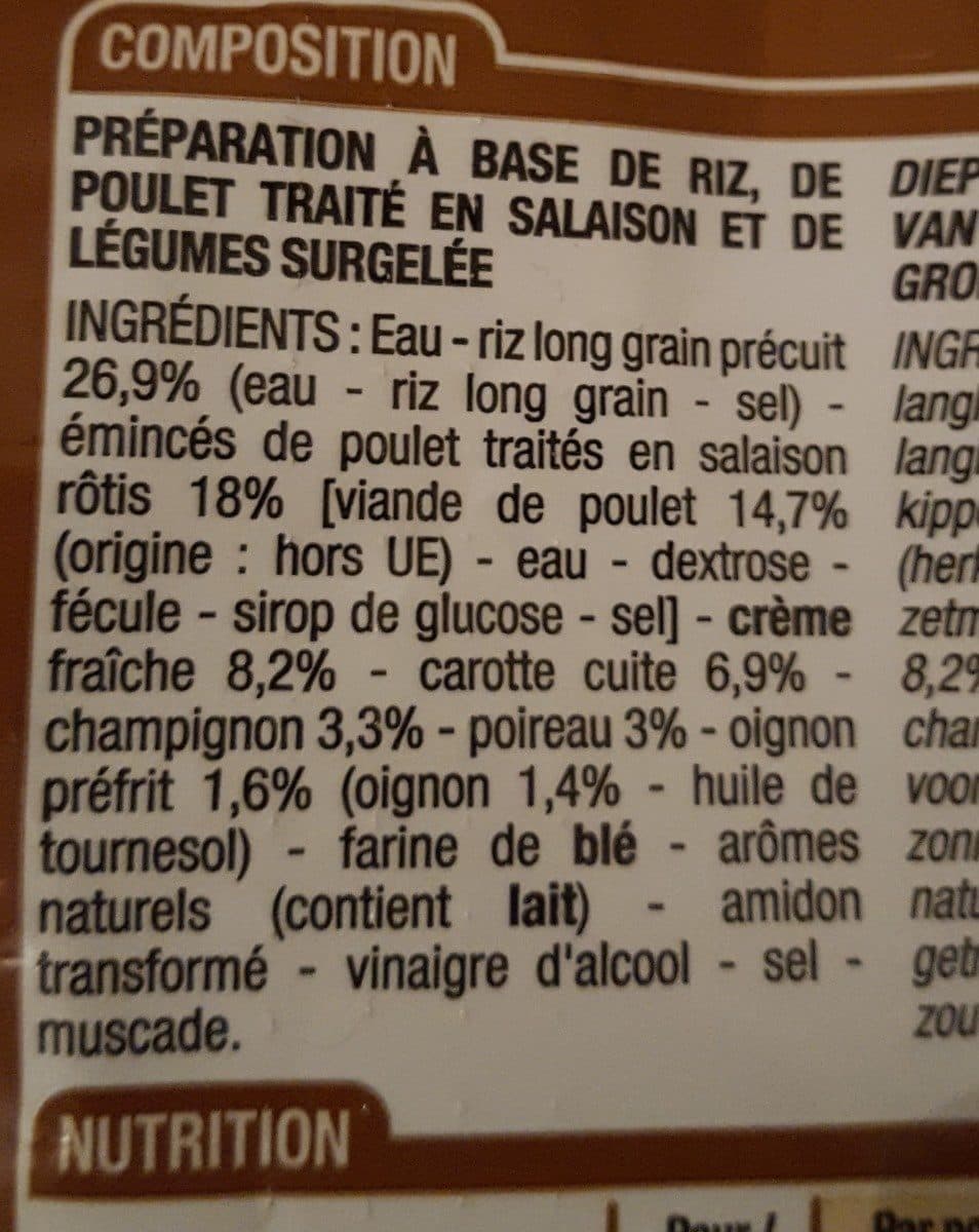Cora Blanquette de poulet packshot