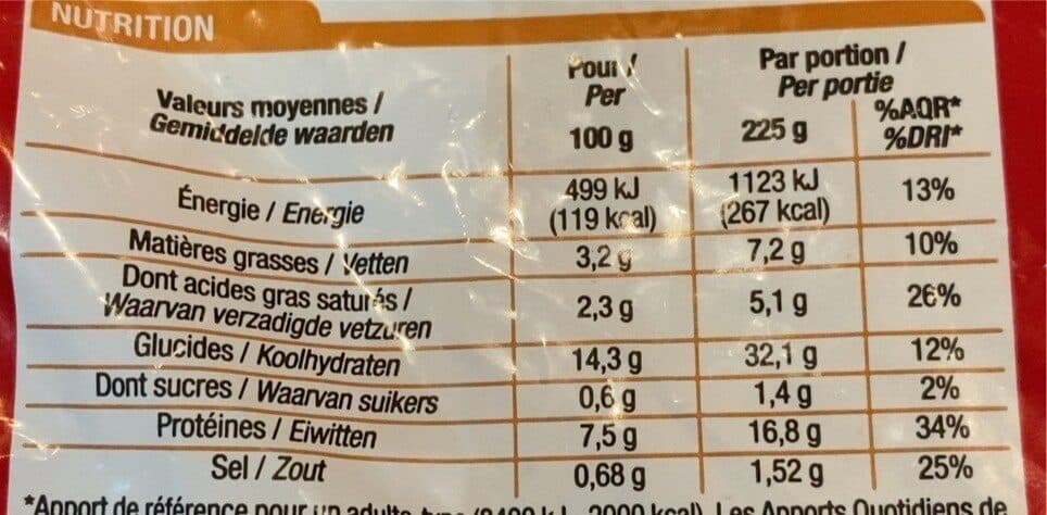 Cora Penne aux champignons et poulet packshot