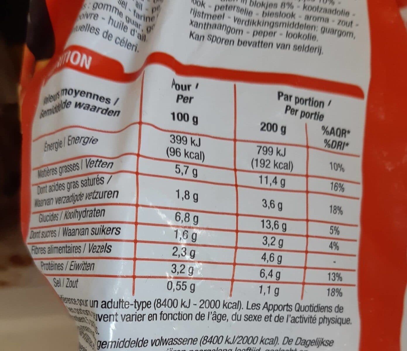 Cora Poêlée Parisienne 1kg packshot