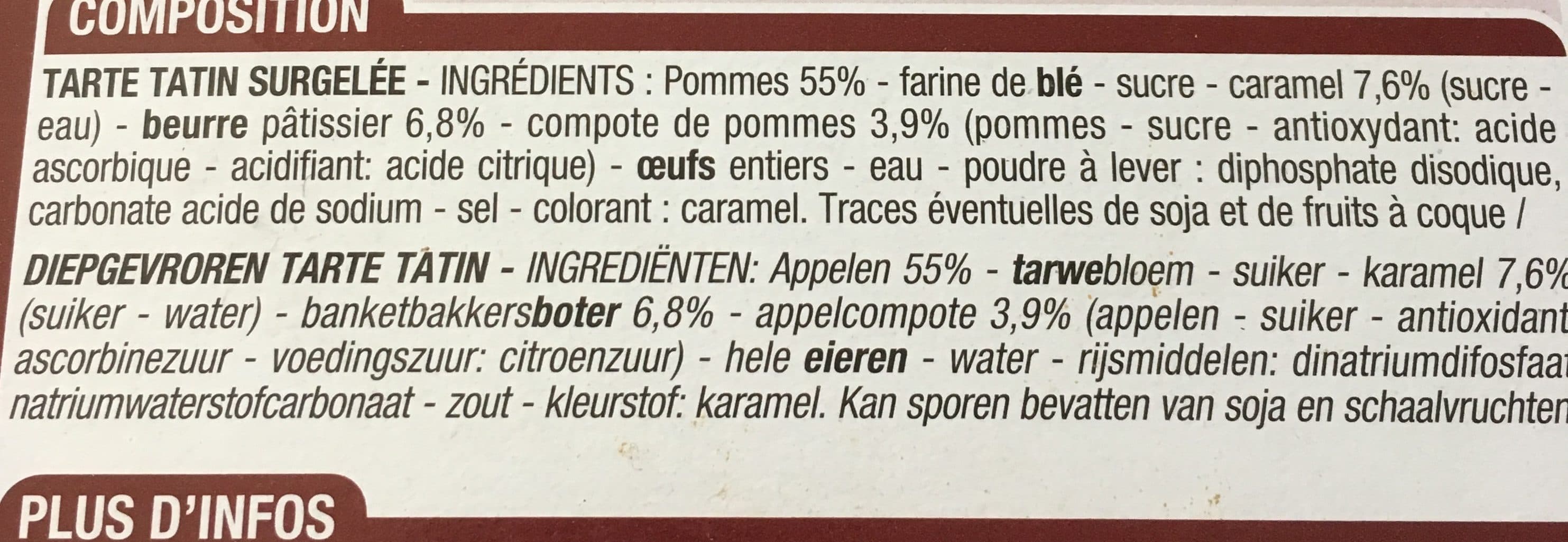 Cora Tarte tatin packshot
