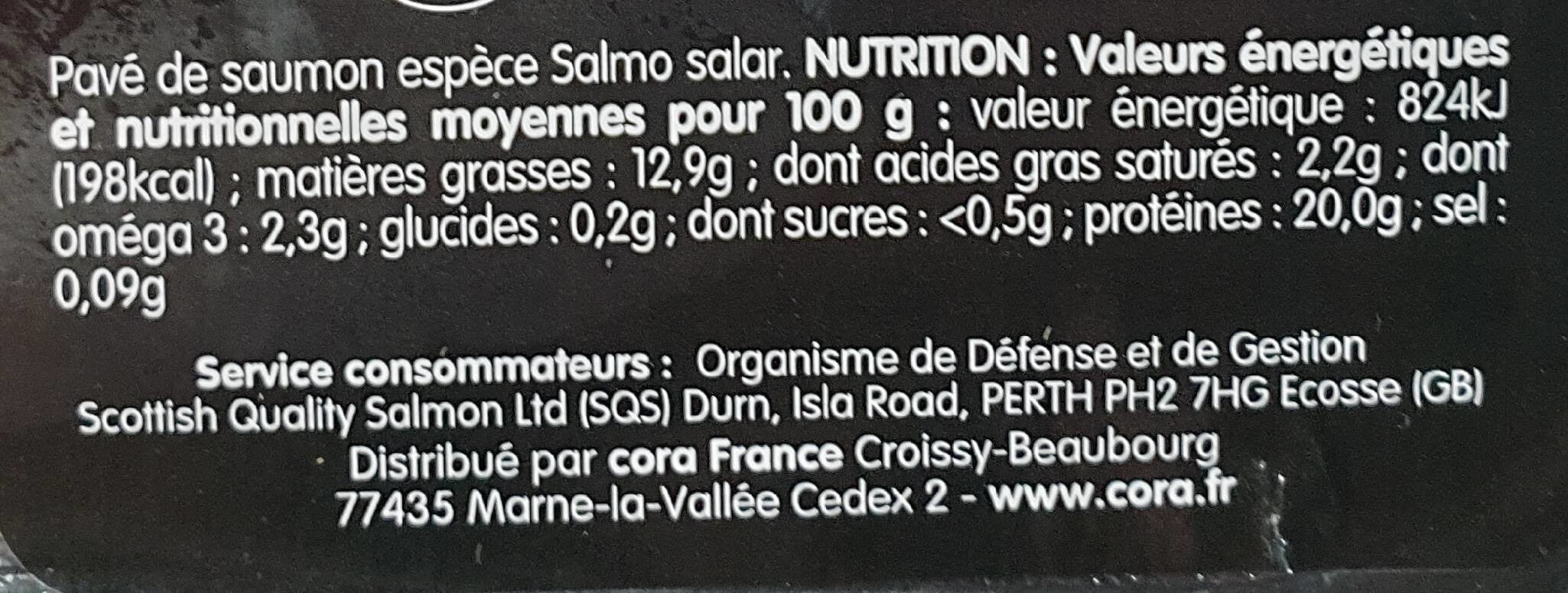 Cora degustation Pave saumon packshot