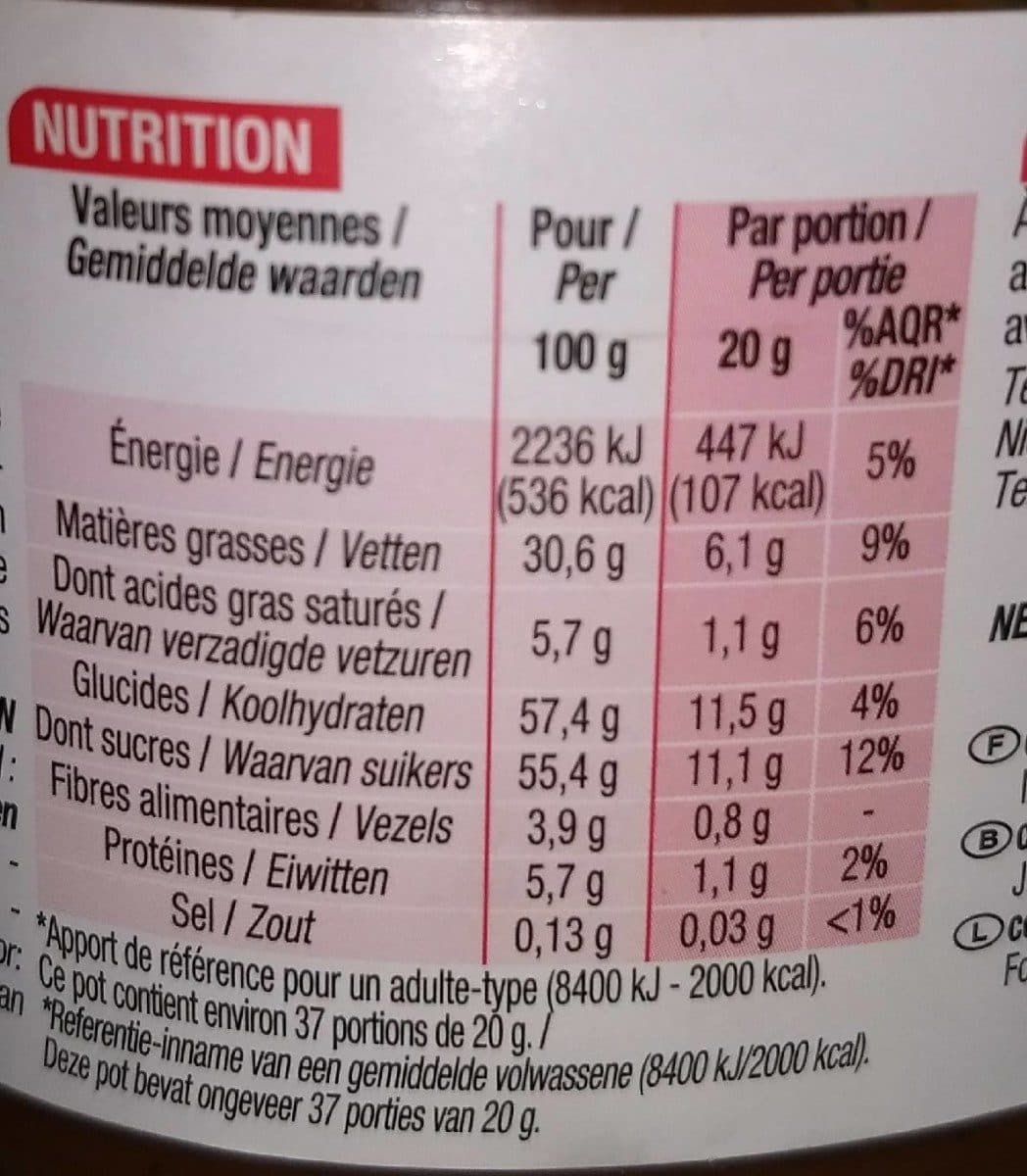 Cora Pâte à tartiner packshot