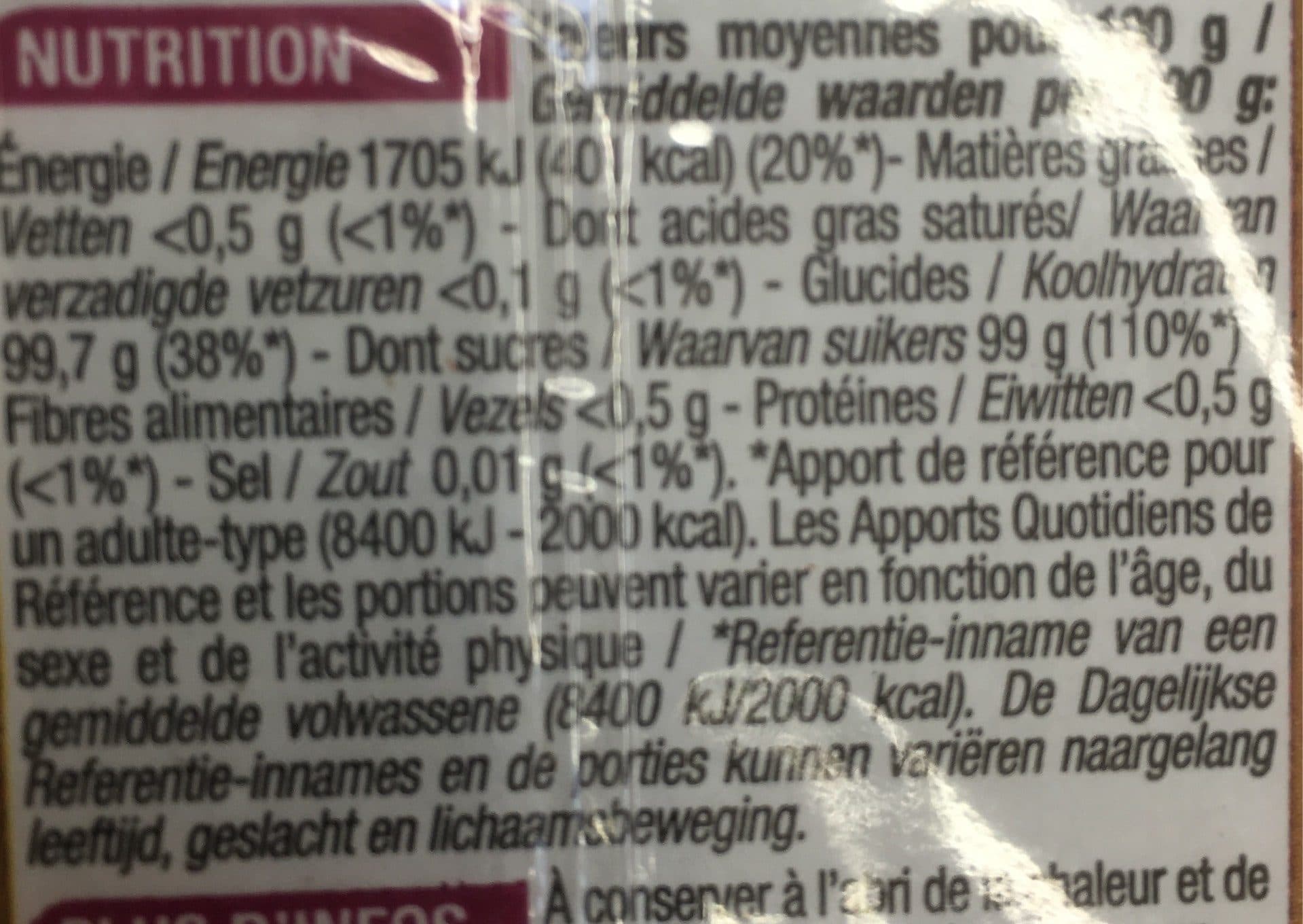 Cora Sucre vanillé packshot