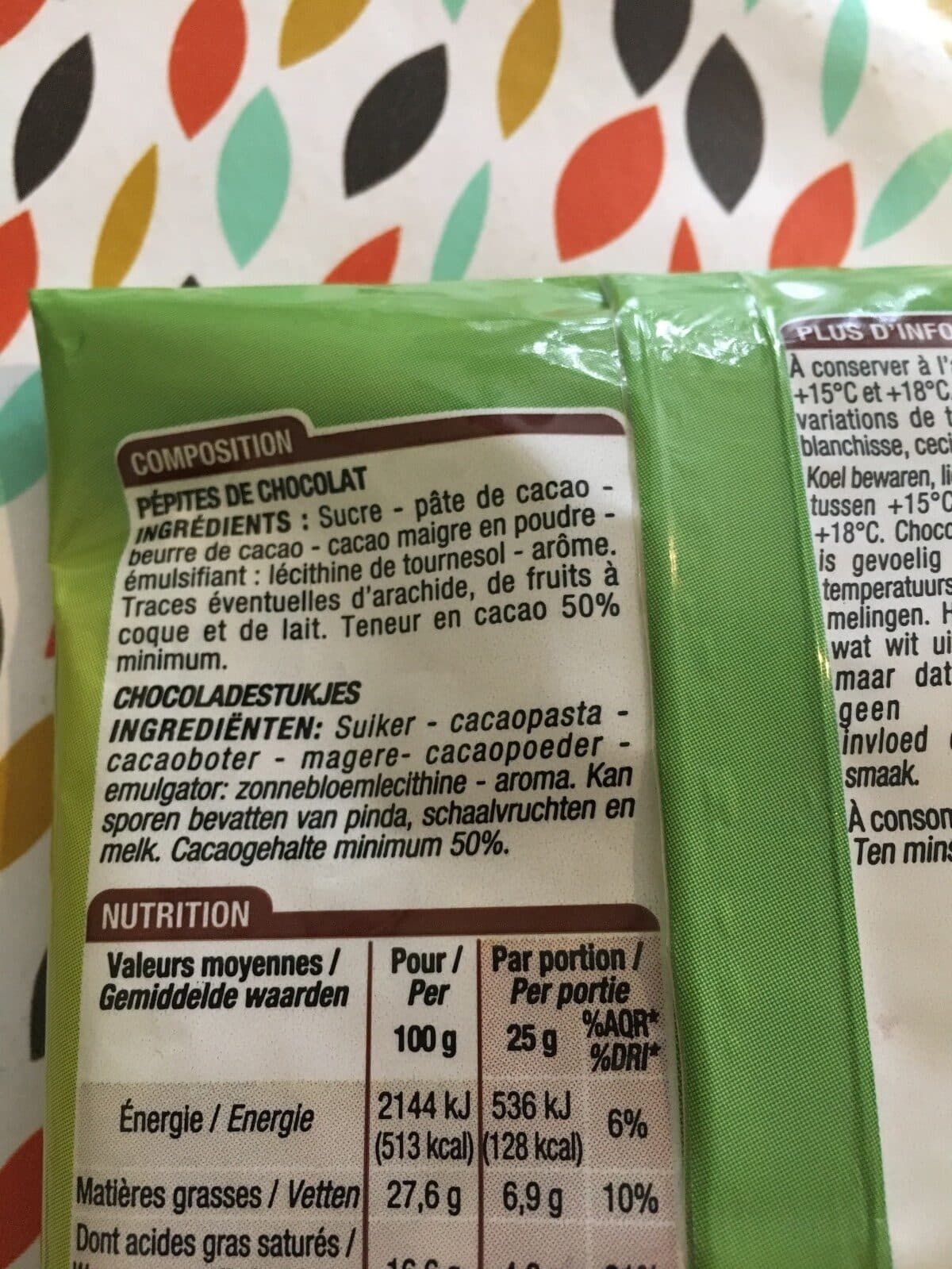Cora Pépites de Chocolat packshot