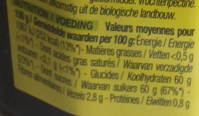 Nature Bio Confiture extra Framboise packshot