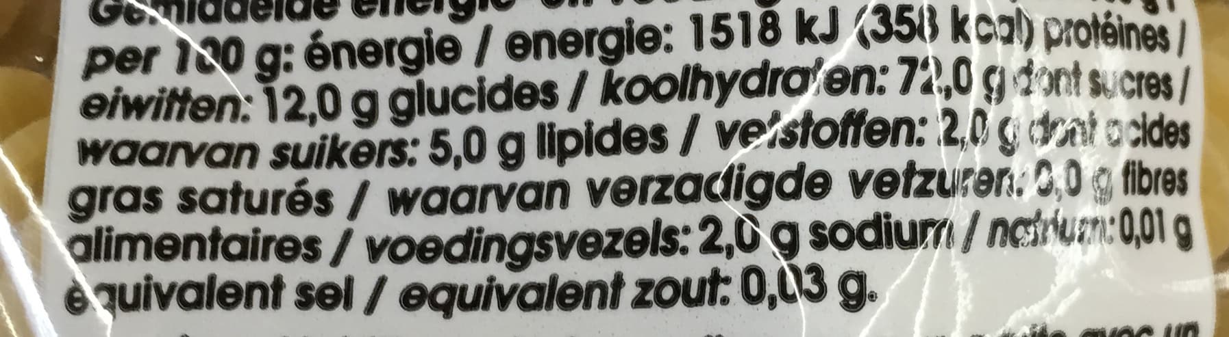 Cora Fusili façonnés en moule de bronze dégustation packshot