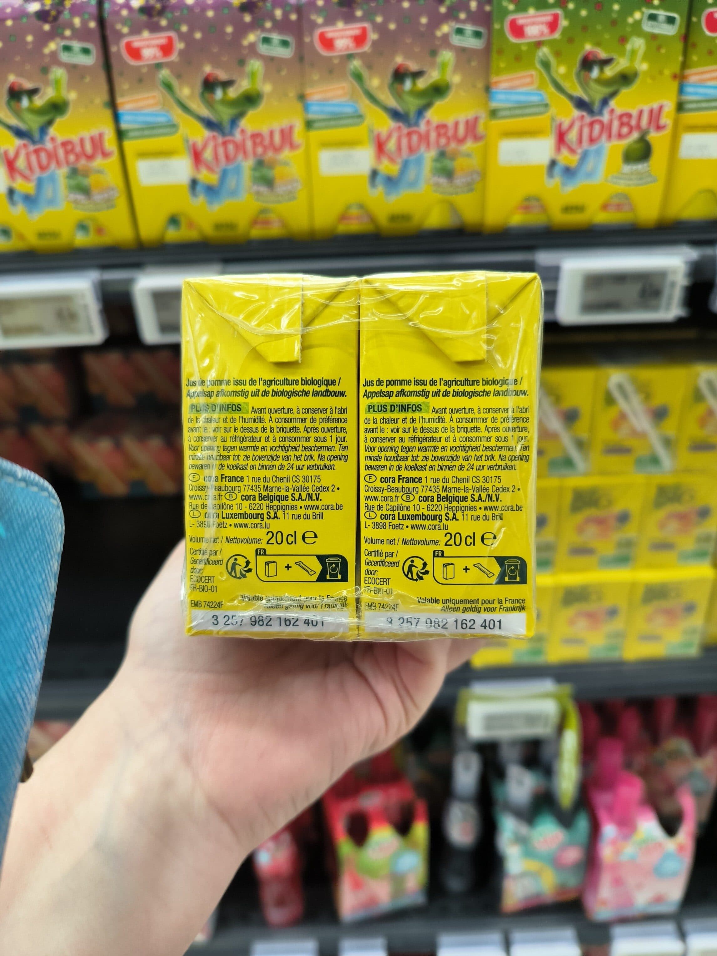 Nature bio Pur Jus Pomme packshot