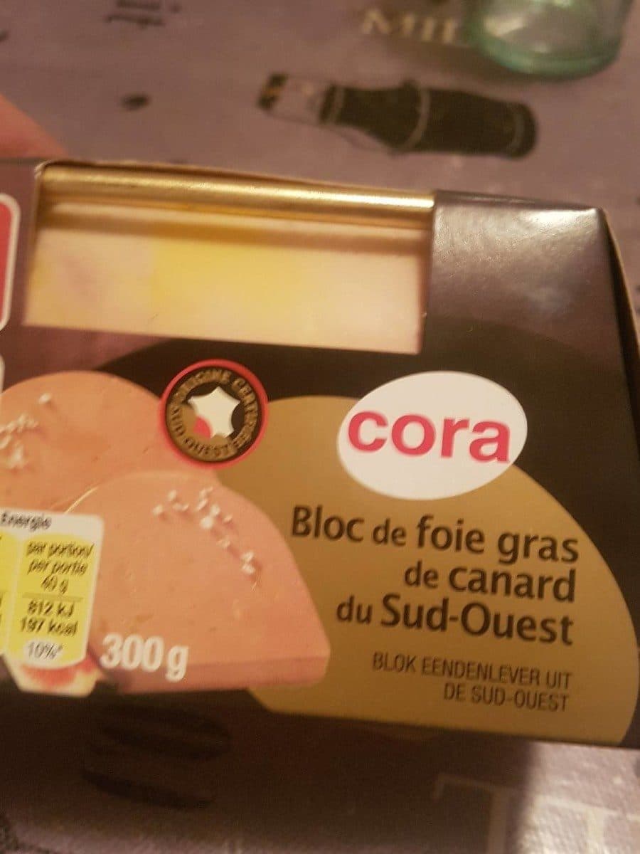 Cora Bloc de foie gras de canard du sud-ouest packshot