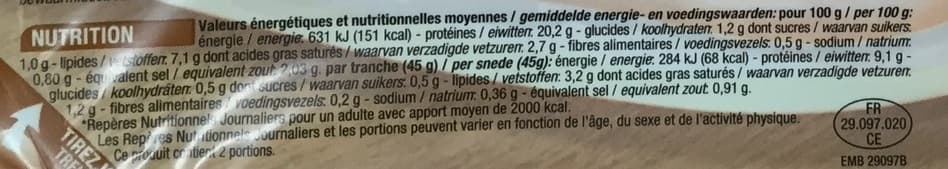 Cora Jambon supérieur fumé avec couenne packshot