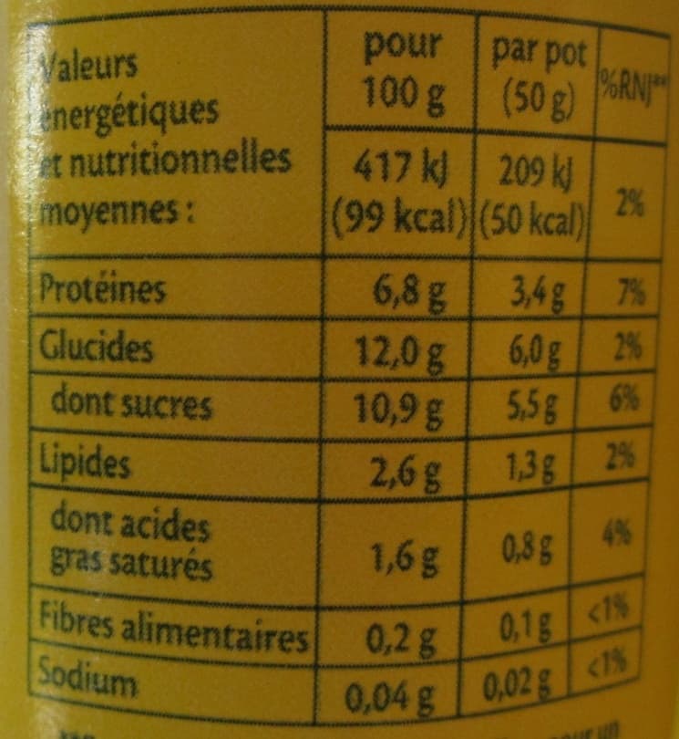 Nature Bio Fromage frais sucré aux fruits packshot