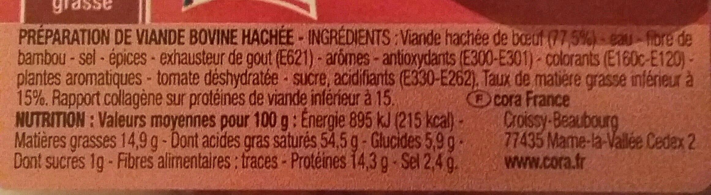 Cora Préparation de viande hachée Bolognaise packshot