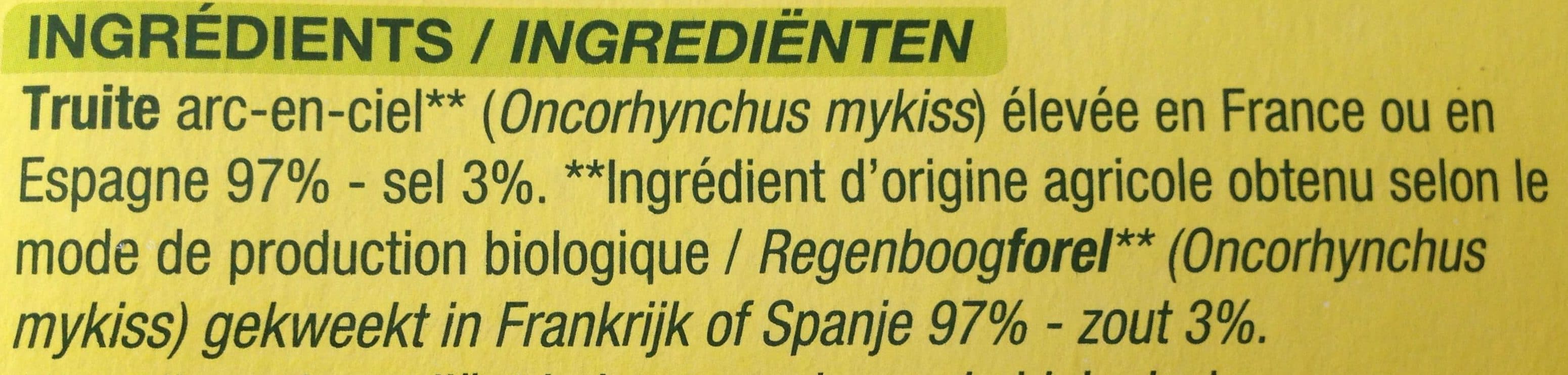Cora Truite Fumée Bio packshot