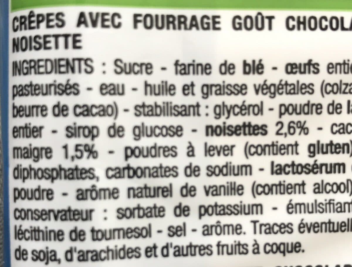 Cora Pancakes fourrés choco noisettes packshot