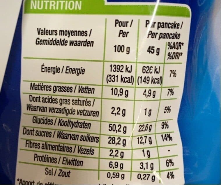 Cora Pancakes fourrés choco noisettes packshot
