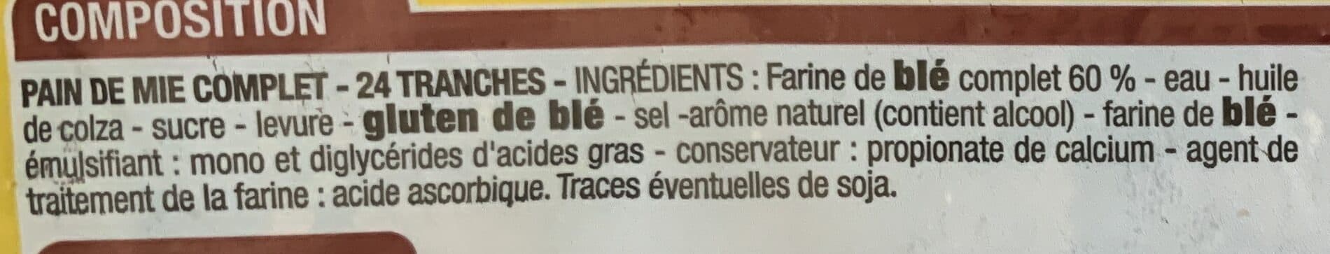 Cora Pain de Mie Moelleux Complet packshot