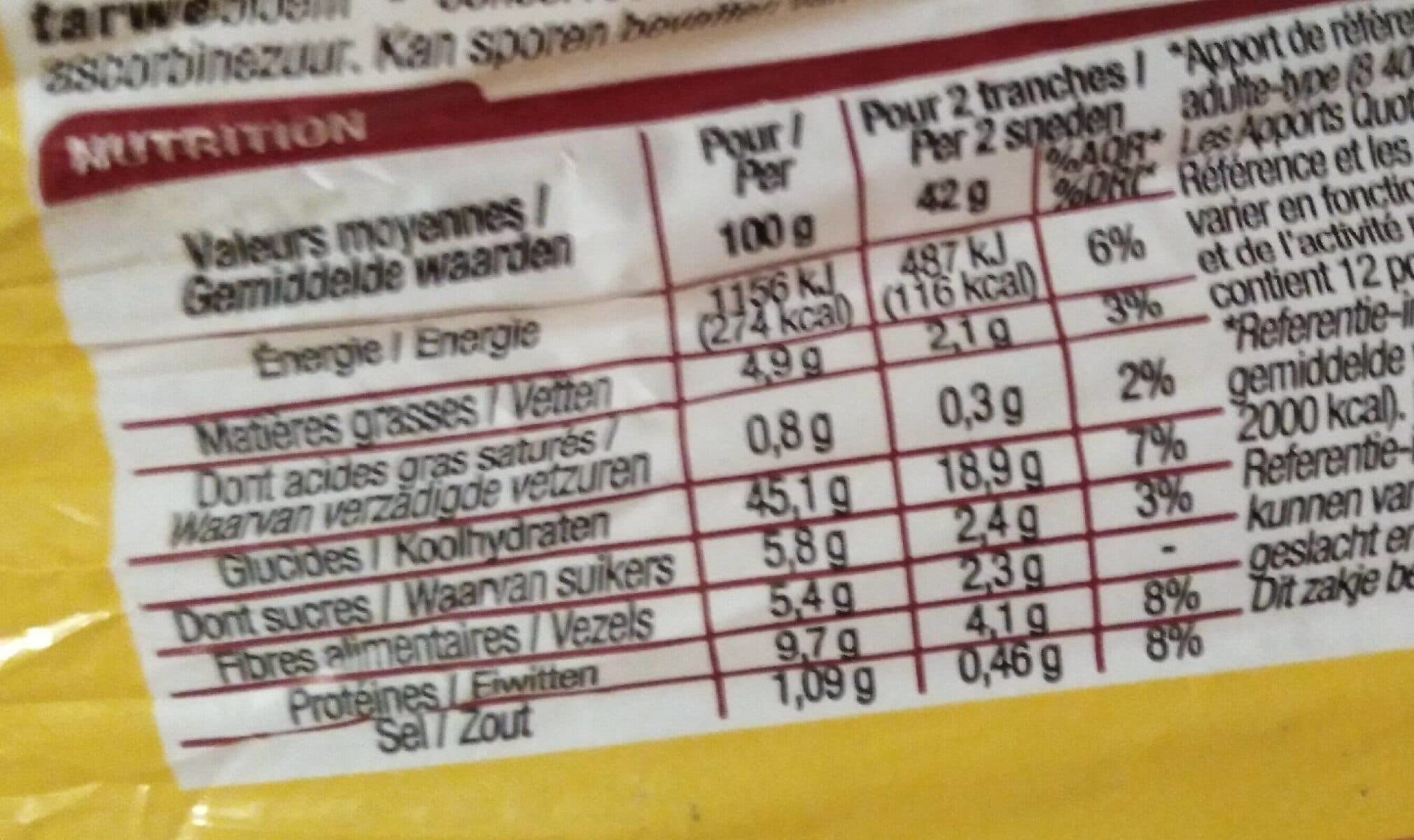 Cora Pain de Mie Moelleux Complet packshot