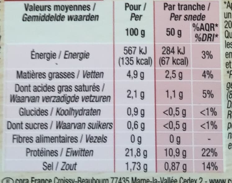 Cora Rôti de porc cuit (2 tranches épaisses) packshot