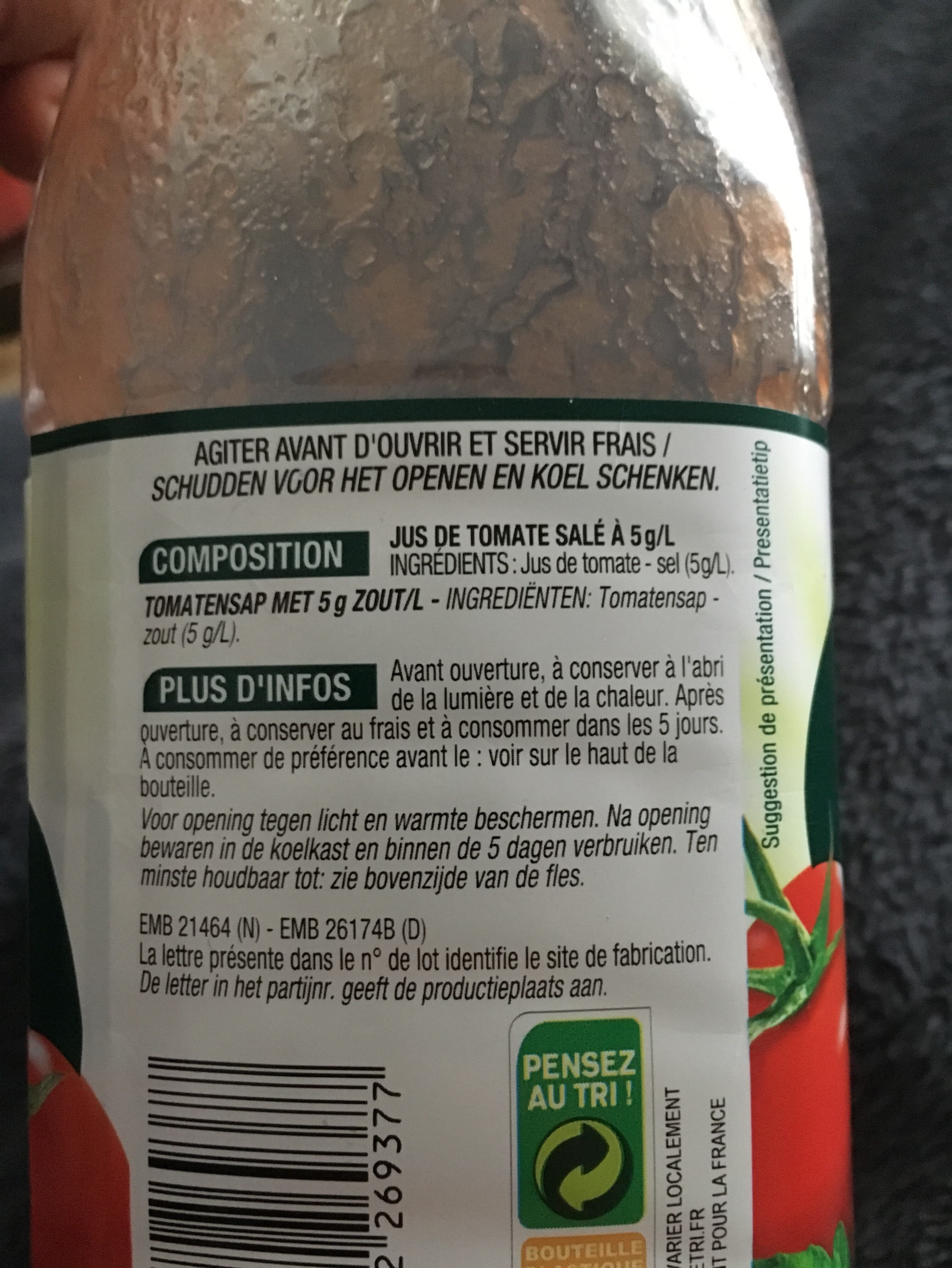 Cora Jus de tomate packshot