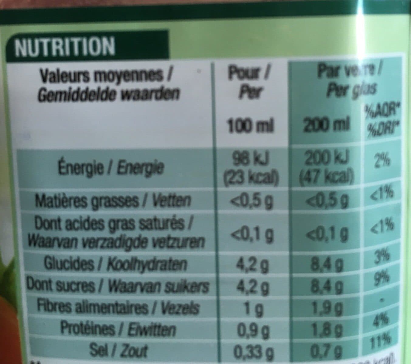 Cora Cocktail Légumes packshot