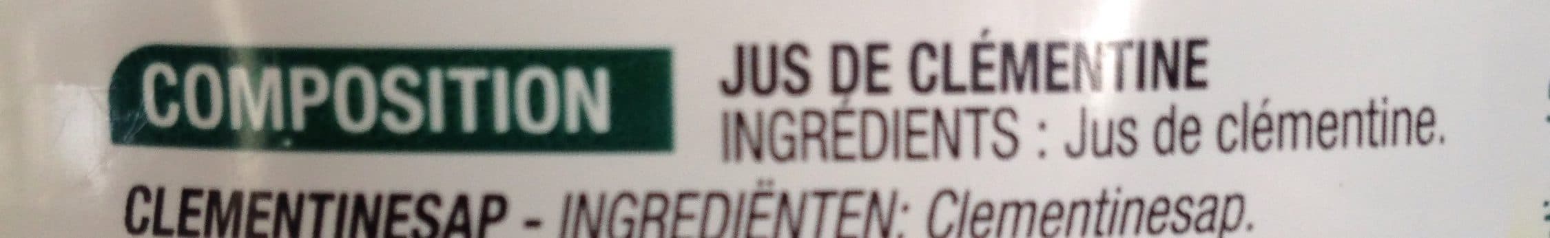 Cora 100% pur Jus Clémentine packshot