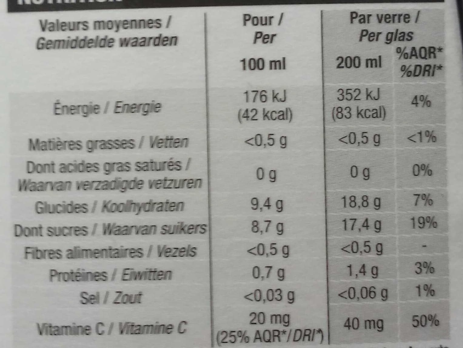 Cora 100 % pur jus orange Floride pressée avec pulpe packshot