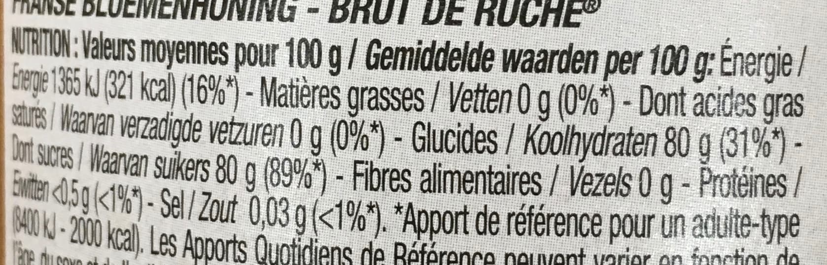 Cora Miel Brut de ruche packshot