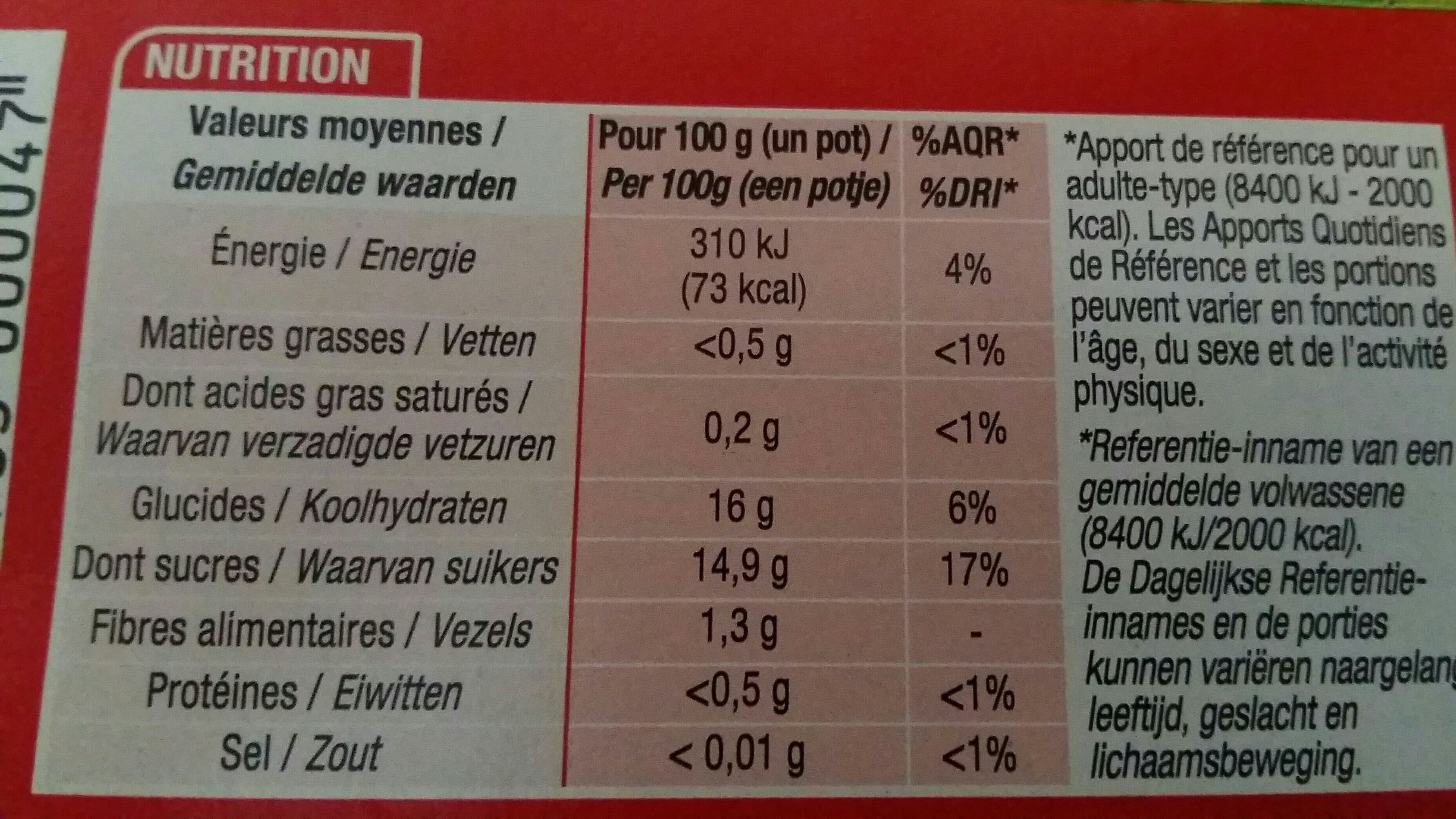 Cora Compote pomme fraise packshot
