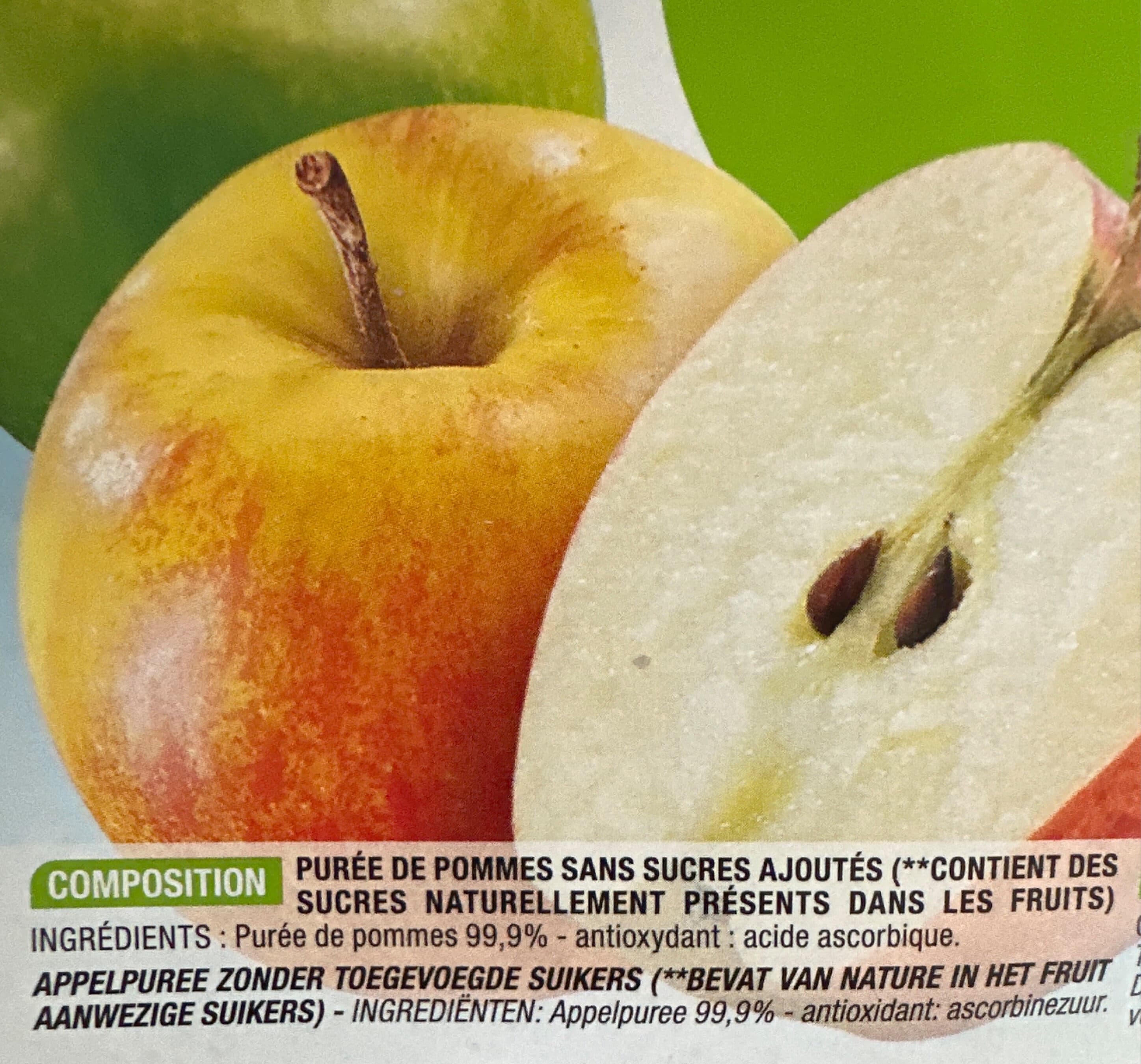 Cora Puree de pomme sans sucres ajoutes packshot