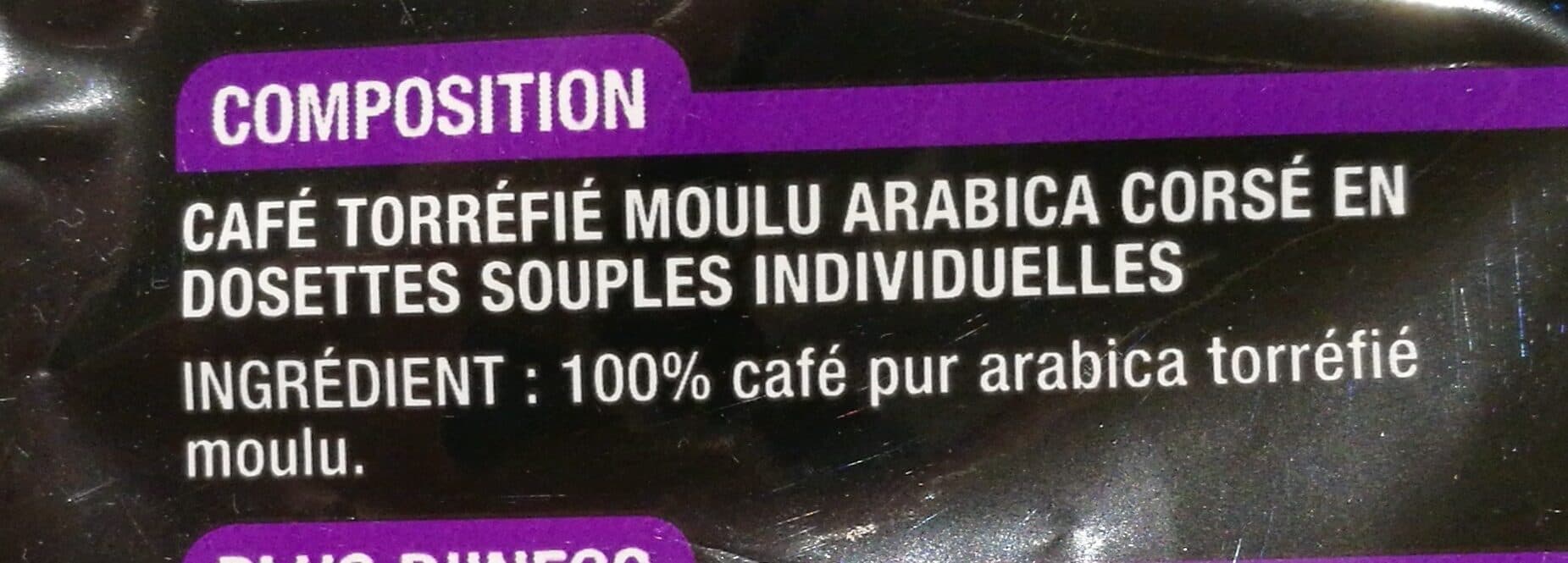 Cora Dosettes souples pur arabica corsé packshot