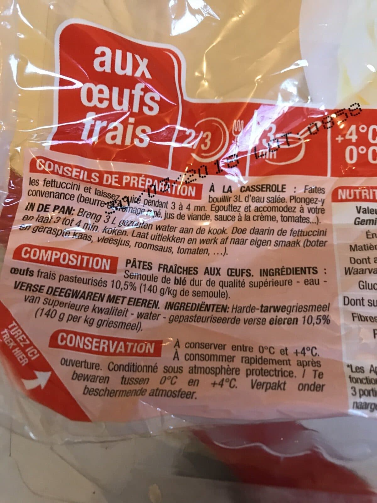 Cora Fettuccini packshot