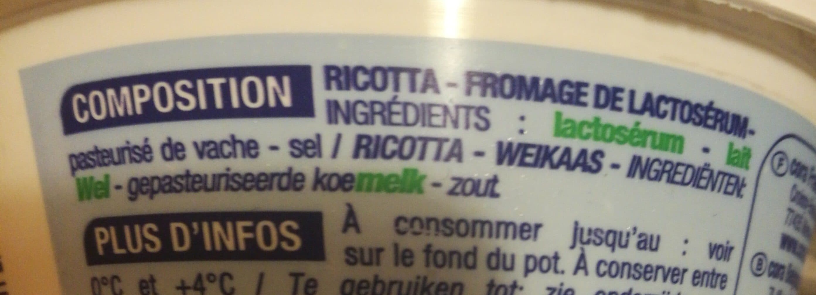 Cora Ricotta packshot
