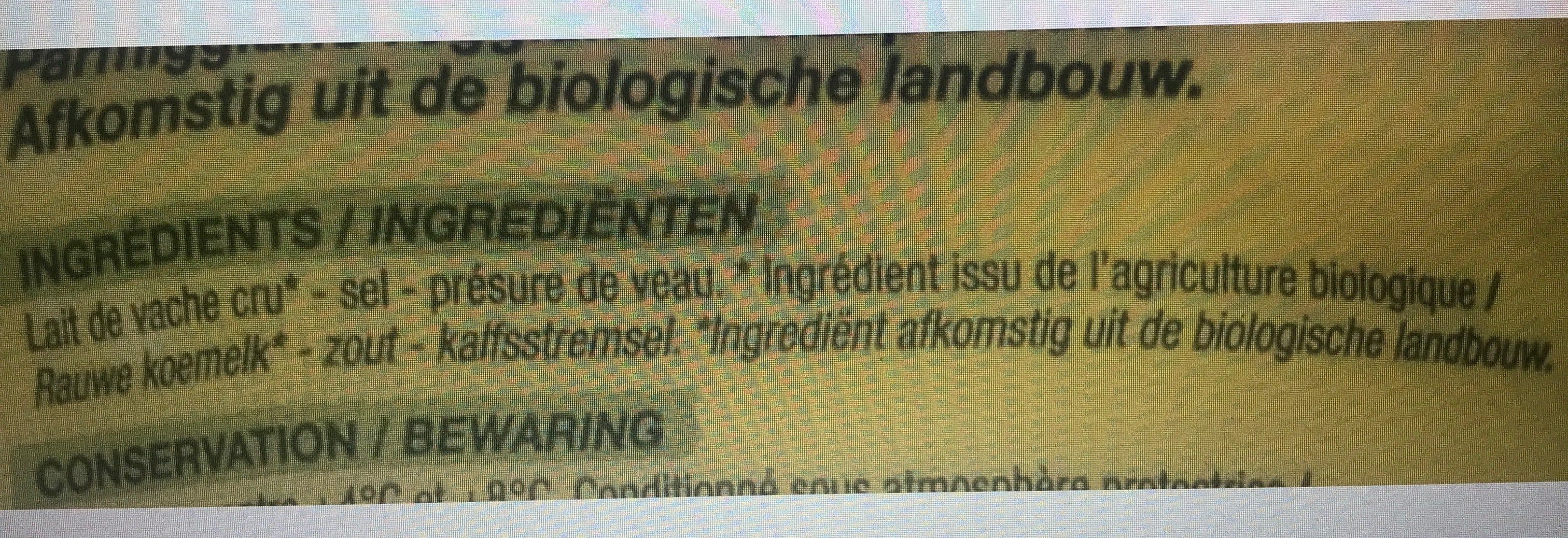 Nature Bio Fromage râpé packshot