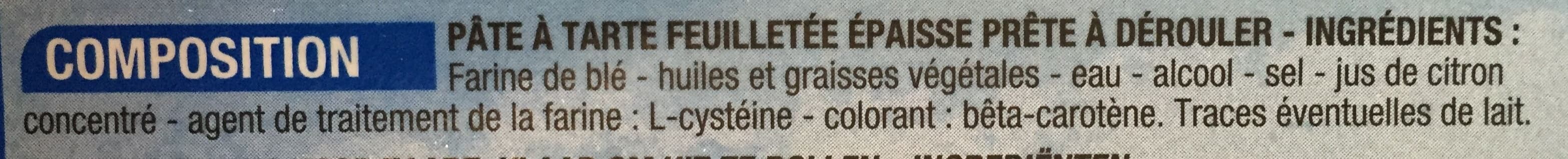 Cora Pâte feuilletée épaisse packshot