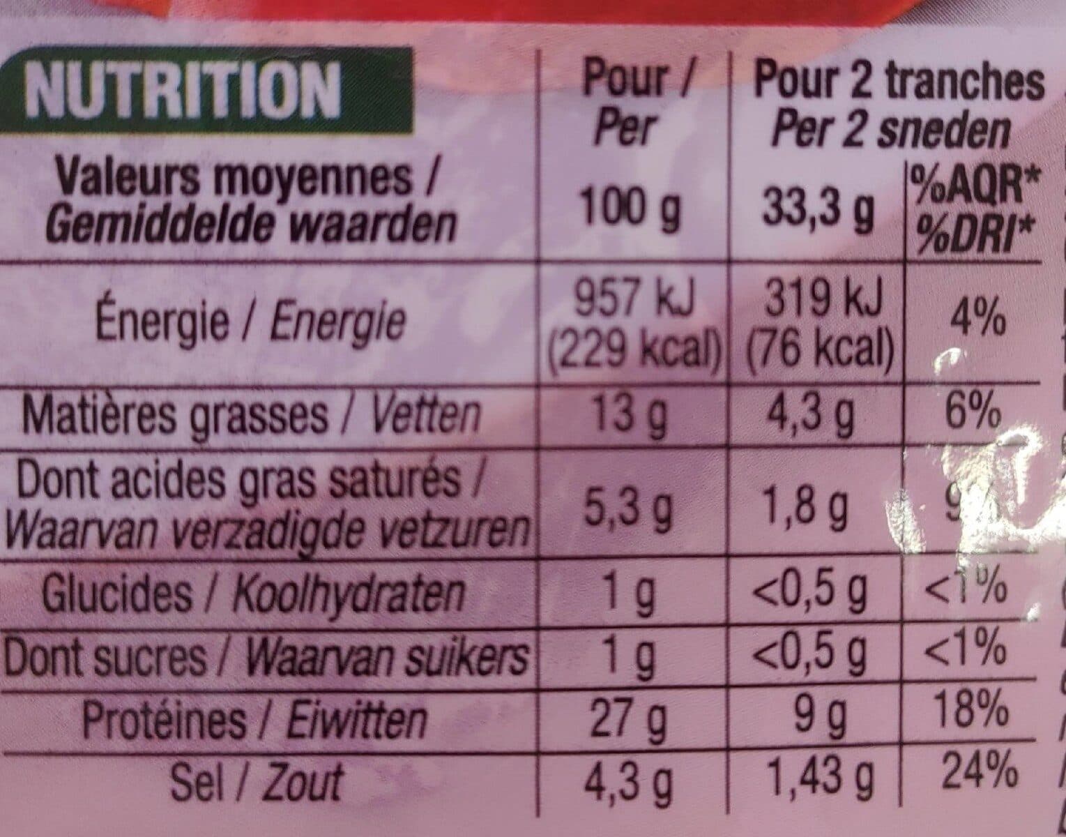 Cora Jambon d'Auvergne packshot