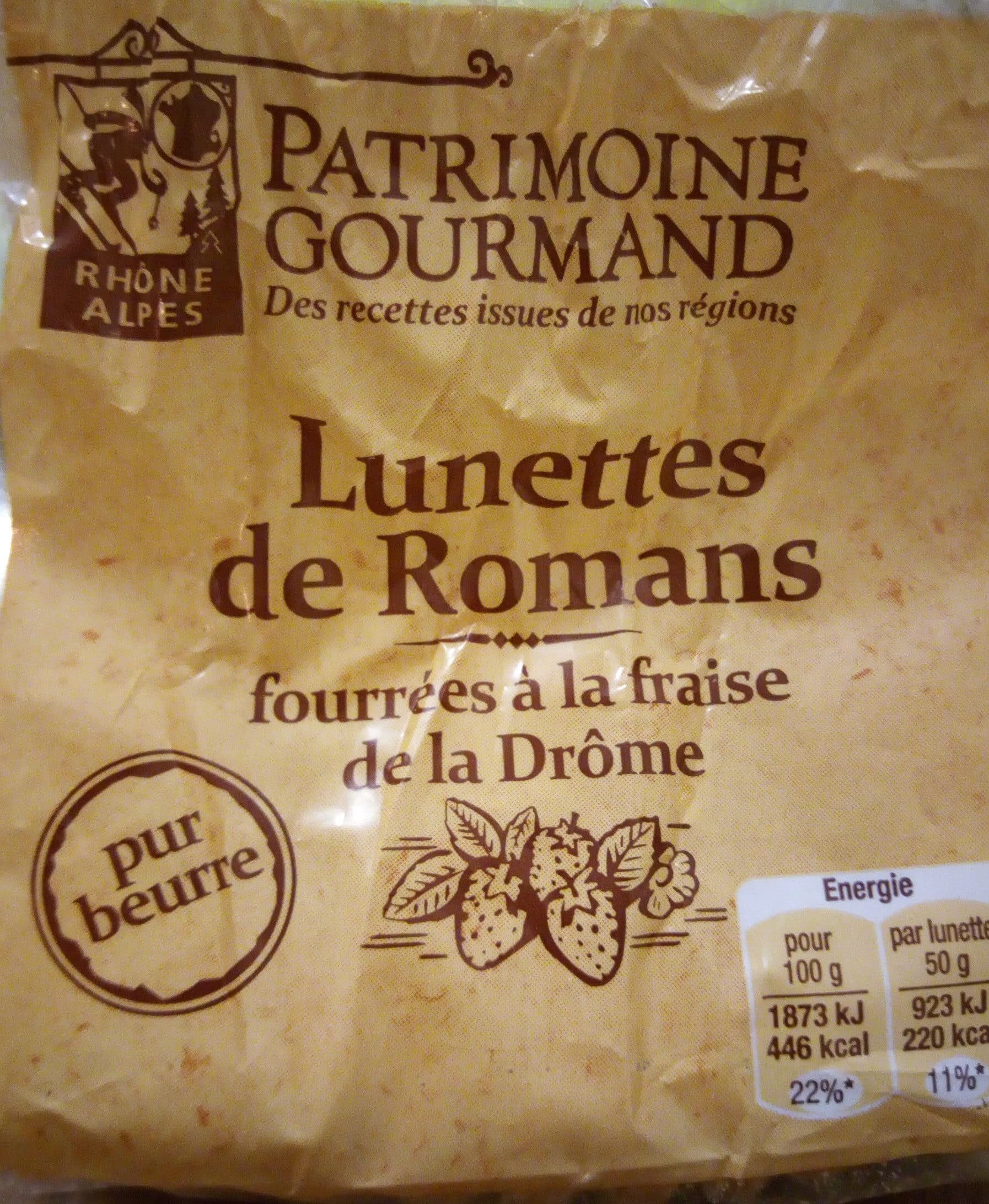Le moulin du pivert Lunettes De Romans Fourrées à La Fraise De La Drôme packshot