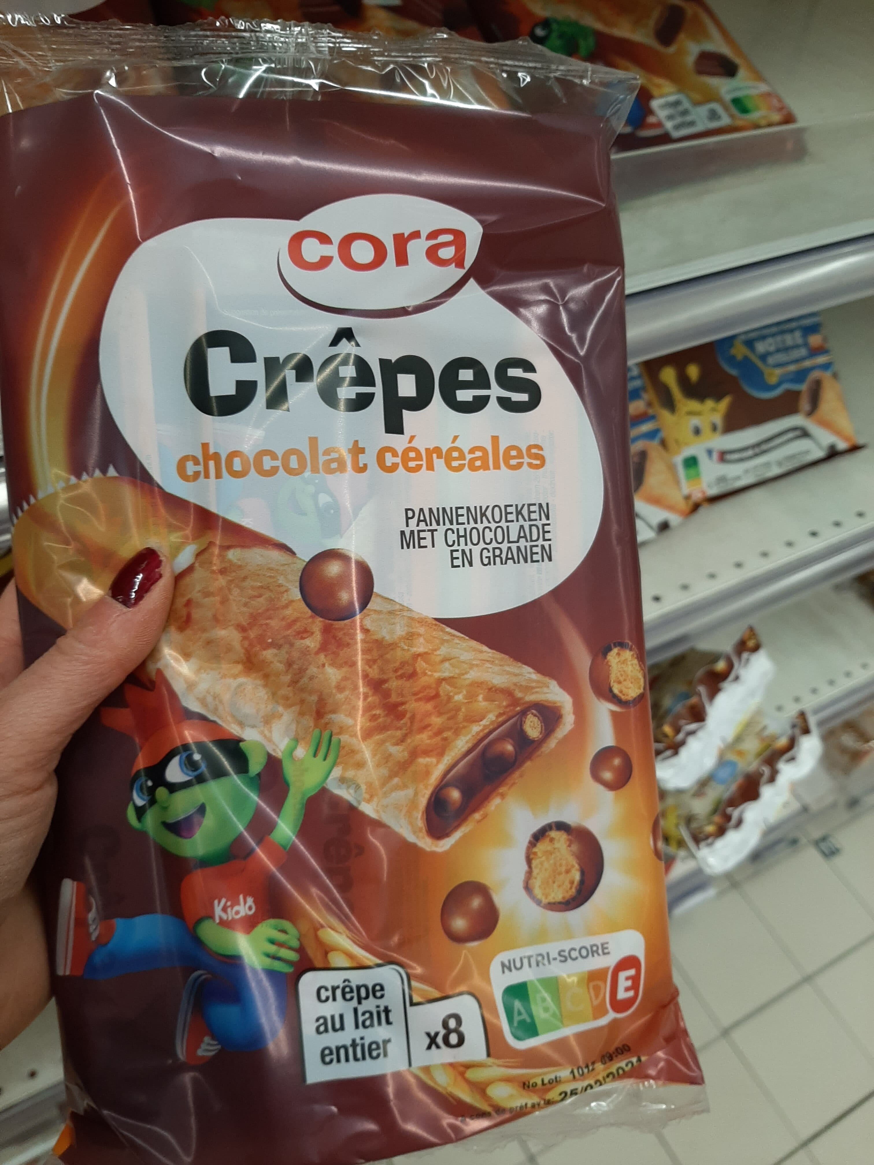 Cora Crêpes Chocolat Céréales packshot