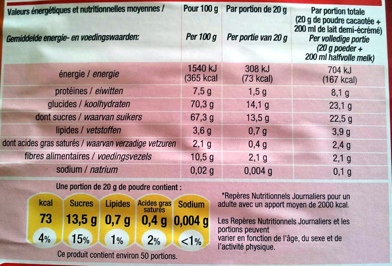 Cora Pur arôme packshot